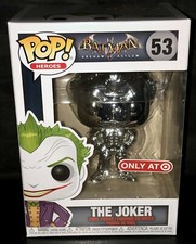 Joker Arkham Asylum Plata Funko DC Comic Pop #53 Exclusivo Objetivo Figura Batman