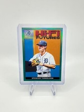 SPENCER TORKELSON ~2022 Bowman HI-FI FUTURES CHROME AQUA REFRACTOR #109/125