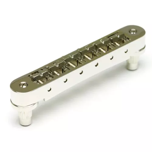 Graph Tech Resomax Nv1 4mm Tune-O-Matic Bridge-Resomax Saddles Nickel PM-8843-NO