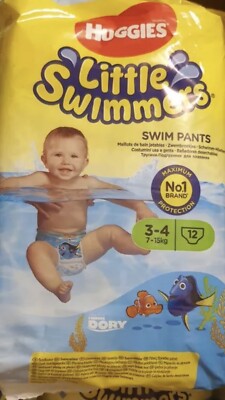 Huggies Little Swimmers Größe 3-4 (7-15 kg) Nagelneu 3 Packungen 