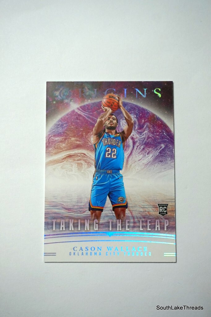 2023-24 Panini Origins Cason Wallace Taking The Leap RC #14 Thunder