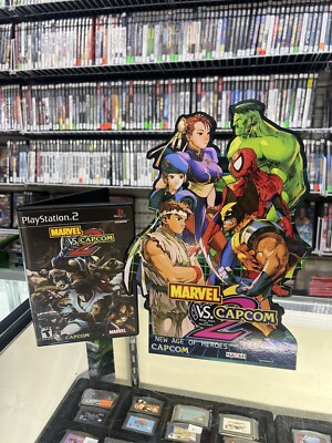 Marvel Vs Capcom 2 Custom standee! Promo-Like  capcom Display Naomi Ps2