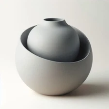 3D Printed Elegant Vase Minimalist Design