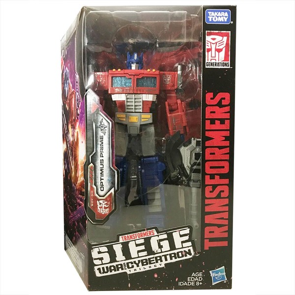 Hasbro Transformers Optimus Prime Siege War For Cybertron Voyager Figure Officia-image