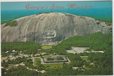 GEORGIA'S STONE MOUNTAIN VINTAGE POSTCARD UNPOSTED 1Q55