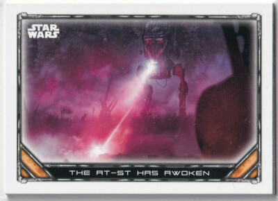 Topps Star Wars The Mandalorian Trading Cards Karte Nr. 35 The AT-ST has Awoken