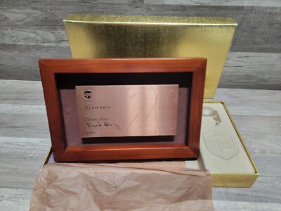 Gold Colored UPS UNITED PARCEL SERVICE 20 Years Service Award Plaque Personalize