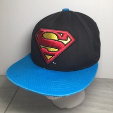 Superman DC Comics Youth Snapback Cap Adjustable, Embroidered Logo