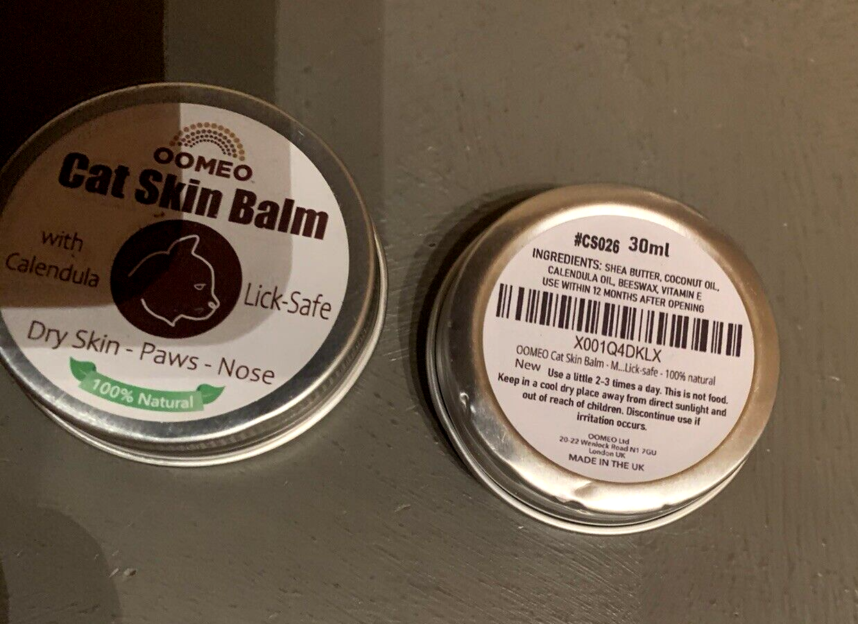 Cat Calendula Skin Balm Cream (2)for Paws Nose Dry Skin Licksafe