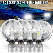 4pcs For Chevy Chevelle 1964-1970 5.75 5-34 Led Headlights Hi-lo Beam A 4pcs For Chevy Chevelle 1964-1970 5.75 5-34 Led Headlights Hi-lo Beam A