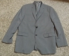 Men's BANANA REPUBLIC 44R 44 Regular Gray Lined Suit Sport Blazer Jacket Egypt