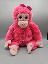 Aurora World Girlz Nation Stuffed 14" Pink Monkey Plush Chimp
