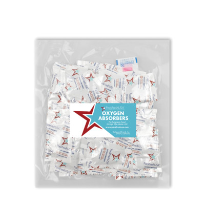 PackFreshUSA 200cc Oxygen Absorber Packs Food-Grade - Non-Toxic - 1000 Pack