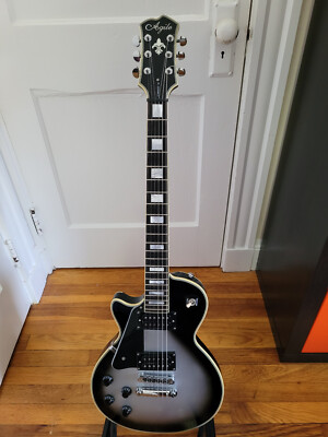 Agile AL-3200 MCC LEFTY electric guitar silverburst single cut neck through