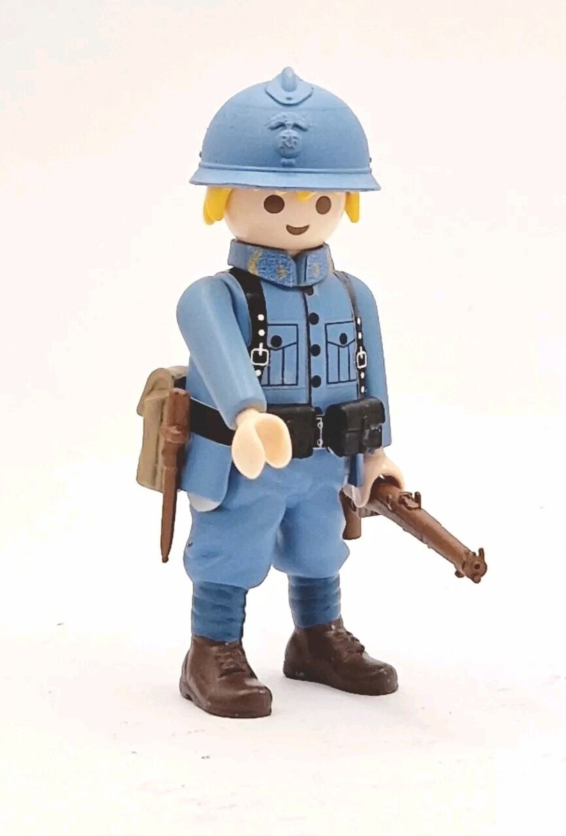 PLAYMOBIL CUSTOM WW1 SOLDIER FRENCH ARMY WWII RIFLE B | eBay