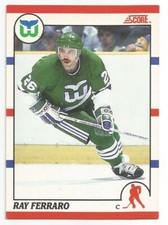 RAY FERRARO 1990-91 SCORE BILINGUAL CARD NEAR MINT+ CONDITION