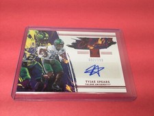 2023 Panini Chronicles Red Impeccable Draft Picks Tyjae Spears Rookie Auto /199