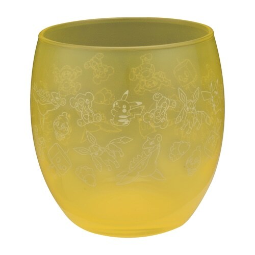 Pokemon Center Original GALAR Summer Glass cup Yellow Eiscue Lapras Vanillite