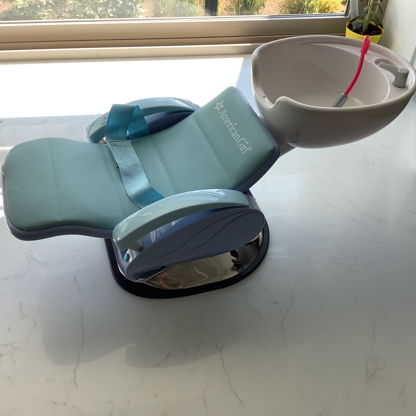 American Girl Doll Spa Chair Beauty Salon Hair Washing Sink eBay