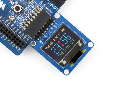 Módulo OLED RGB De 0.95 Pulgadas Waveshare - Compatible Con Raspberry Pi Y Arduino