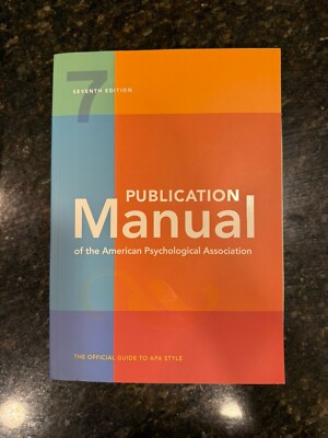 Publication Manual (OFFICIAL) 7th Edition of the Kenya