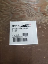 Corbin Russwin H7 7 PIN-12 (Do Not Duplicate) Key Blank