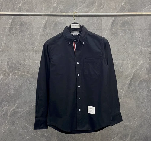Thom Browne Langarmshirt mit Revers Herren und Damenmode Shirt - Bild 40 von 40
