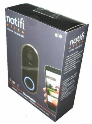 ELITE NOTIFI VIDEO DOORBELL BLACK SL-3012