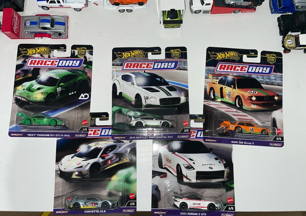 Hot Wheels Premium “RACEDAY” Collection 1-5
