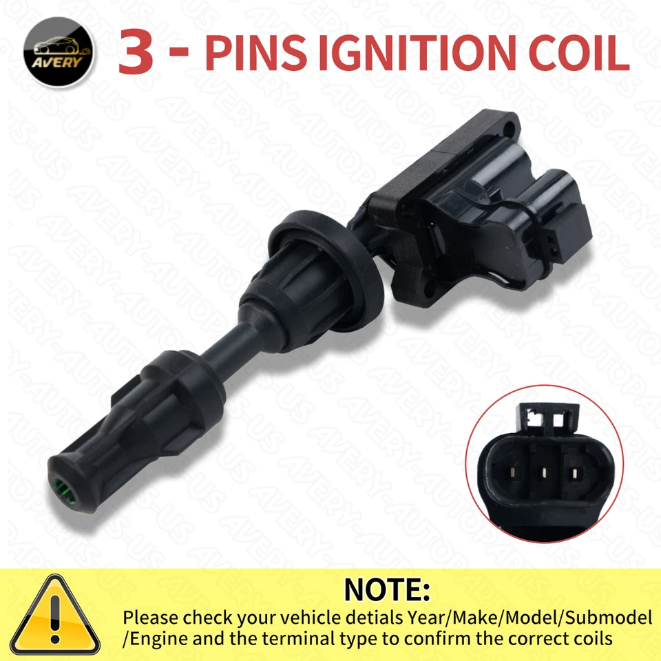 ✅OEM 6 Ignition Coil for 3.0L 1993-1997 INFINITI J30 1990-96 Nissan 300ZX UF132 Foto 4 de 4