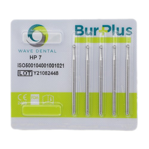 WAVE Dental Carbide Straight Burs Round HP 1/2 4 6 8 2.35mm Low Speed Handpiece - Picture 61 of 78