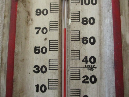 Vintage Clarksville, Metal Advertising Thermometer, Schmadeke Feed Mill - Picture 12 of 13