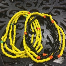 2 PC Handcrafted Waist Beads Jewelry African Bohemia Bracelets Anklet New 4132