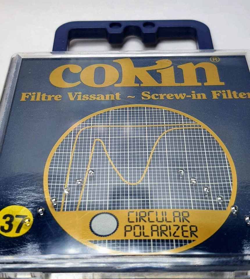 37mm Cokin Circular Polarizer CPL Glass Lens Filter P-CL 37 mm 37 PL-C France - Image 2 of 4