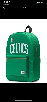 Herschel Supply BOSTON CELTICS NBA Settlement Backpack Green White Basketball  