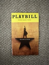 HAMILTON February 2025 Playbill TREY CURTIS/MORGAN ANITA WOOD/JARED DIXON