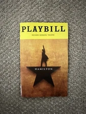 HAMILTON February 2025 Playbill TREY CURTIS/MORGAN ANITA WOOD/JARED DIXON