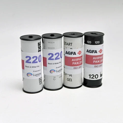 Propack 4 Rolls 220 Agfa Aviphot Pan 200 film, Infrared FIlm