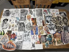 tatuaż flash art wycięta partia