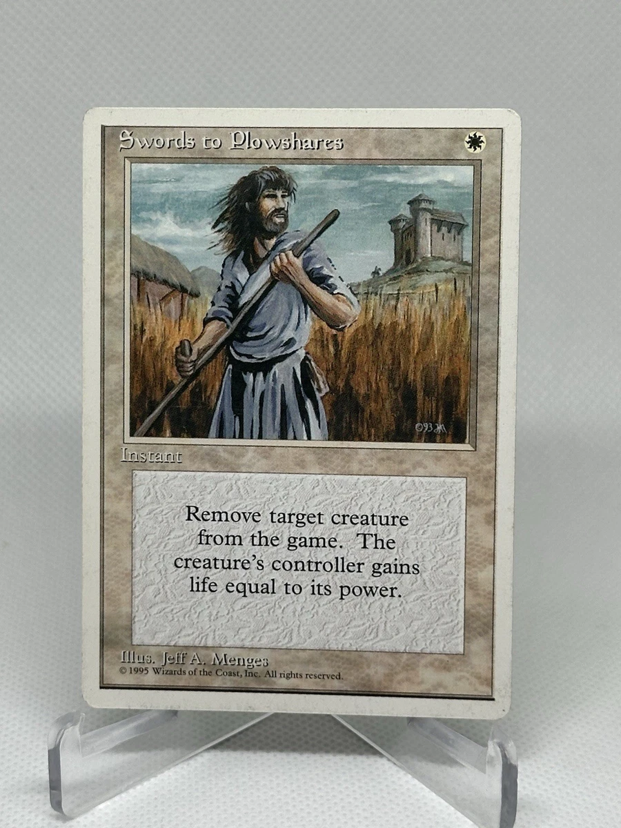 Swords to Plowshares 302 MTG Core Set 4th Edition for sale | eBay