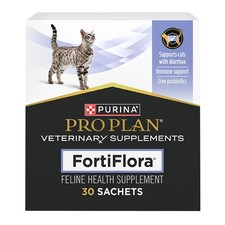 Purina Pro Plan Veterinary Cat Supplement - FortiFlora Probiotic Powder, 30 ct