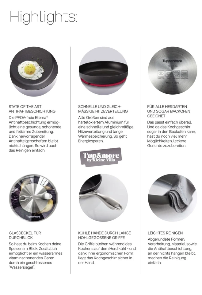 Tupperware Neu, Cottage Cookware, Chef Serie, div. Größen wählbar - Bild 2 von 4