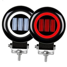 5 Inch Led Work Light 30W White Led Pods Flood Beam for Car 4x4 Offroad Red