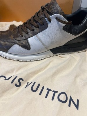 Louis Vuitton Monogram Low-Top Lace-Up Sneakers Brown/Gray/Black w/ Box