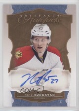 2016-17 Upper Deck Artifacts Autofacts Nick Bjugstad #A-NB Auto 0c3