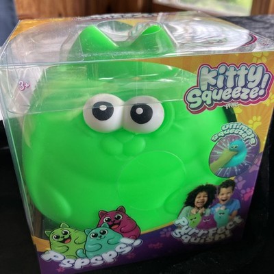 Kitty Squeeze Green PPNC Five Below Viral Squishy Sensory/Stress Relief Toy NIB