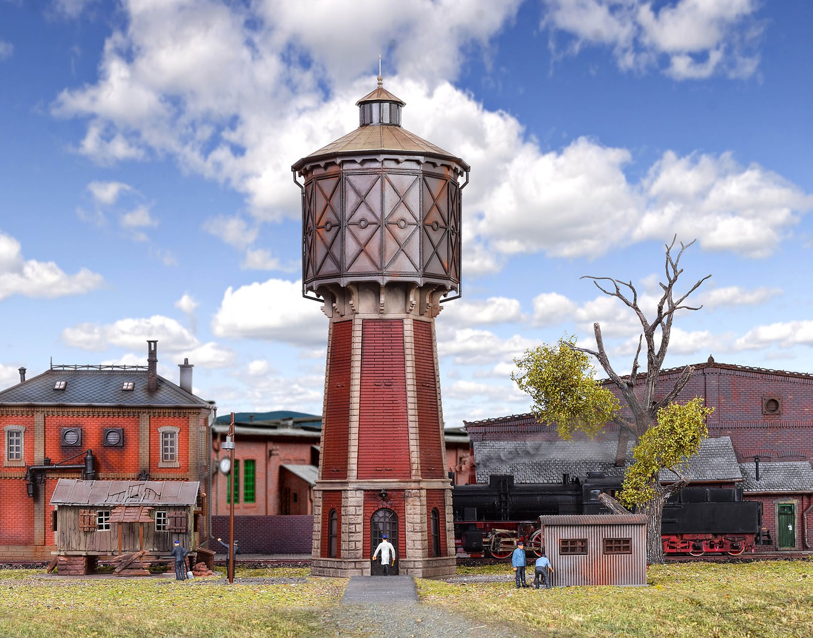 Vollmer 45704 - H0 Water Tower Karlsruhe - New