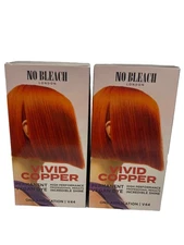 Lot 2-No Bleach London Vivid Copper Permanent Vegan Dye