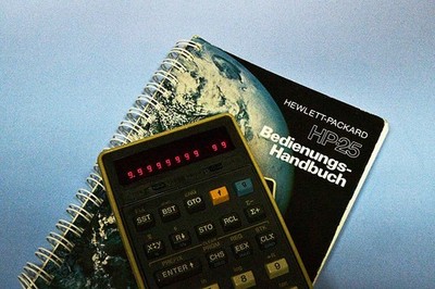 Hewlett-Packard HP-25C Taschenrechner von 1977   der legendäre Mondlandungsrechn
