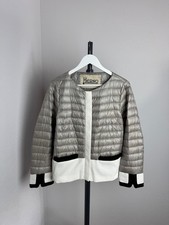 Herno Vintage Luxury Puffer Jacket Light Silver  Size: 46